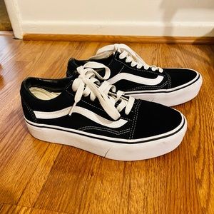 Platform old skool vans
